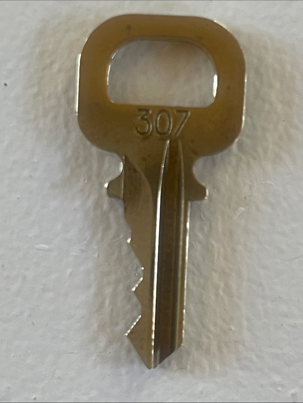 Louis Vuitton Small Brass Replacement Key - Numbered 307